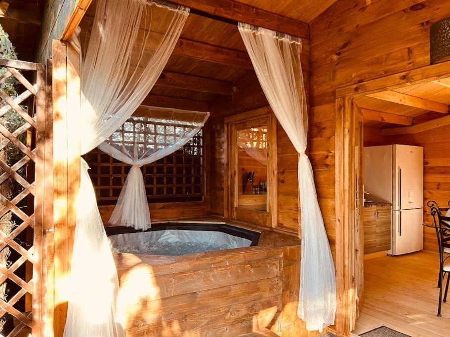 Chalet Bois Jacuzzi بيسان المظهر الخارجي الصورة
